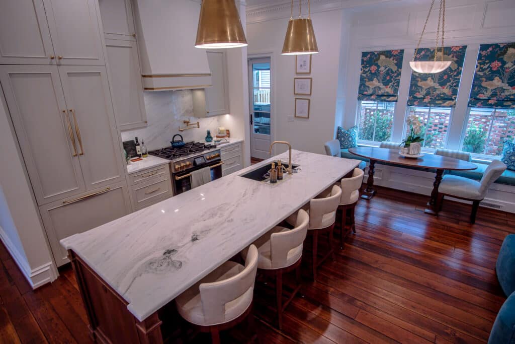 Photo of Modern Upgrades to Kitchen Area in a Historic Home Renovation